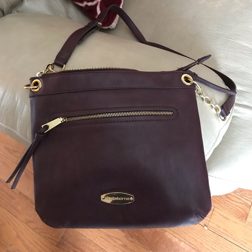 Liz Claiborne leather crossbody purse.